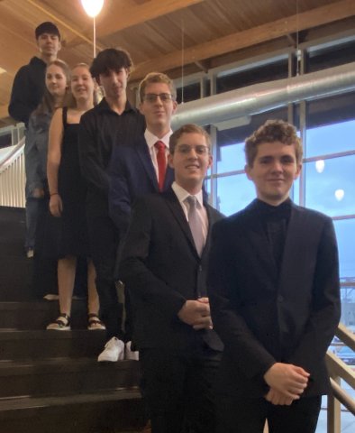 From top: Juan Venegas, Raleigh Moore, Brynlee Langhoff, Jacob Rainosek, Gavin Wallace, Collin Wallace and Tyler Hemphill.