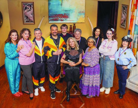 Pictured are, left to right, Terri Dieringer, Sarah Liberti, Steve Liberti, Michael King, Dani Hoelscher, Josh Kaspar, Elaine Berkovsky, Patti Morales, Carmen Appelt, Sarah King and Tina Hoelscher. Members of the cast and crew are from Shiner, Yoakum, Gonzales and Hallettsville. Gaslight Award winners are Elaine Berkovsky (Outstanding Crew), Sarah Liberti and Carmen Appelt (Sister Michelle Award) and Tina Hoelscher (Best Adult Debut).