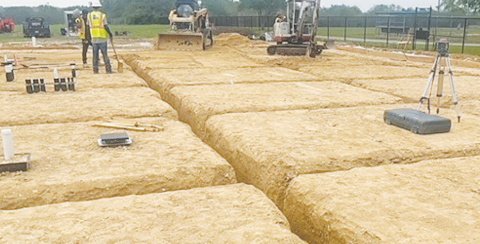 Pictured is the location for the new Elementary School wing of the Sweet Home ISD's Bond Project. Photos courtesy of Sweet Home ISD.