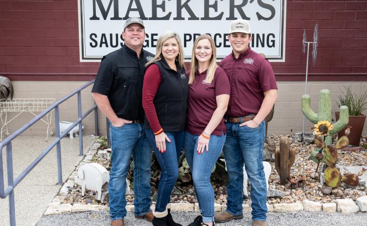 Maeker's owners, the Nevlud family, including from left Doug and Melanie Nevlud, daughter Bethany and son Hunter.